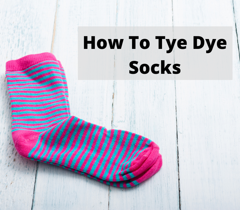 How to Tie Dye Socks?